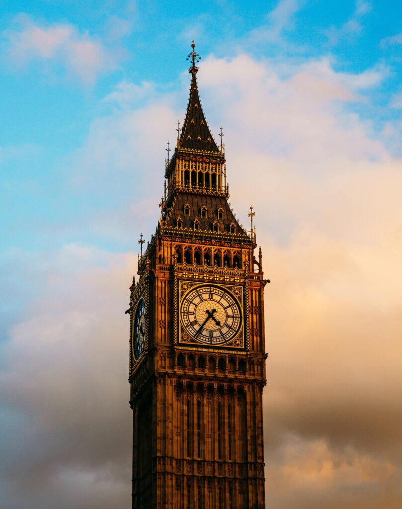 pexels-photo-3765281-3765281 Big Ben in London with a stunning sky backdrop, showcasing iconic British architecture.